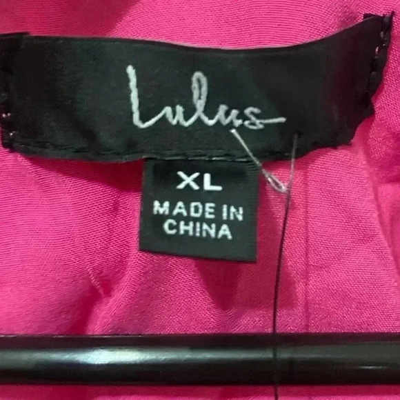 Lulus Color Me Cute Tie Front Flutter Sleeve Romper XL - Picture 4 of 6